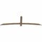 Ekena Millwork Bellingham Smooth Timber Gable Bracket, Douglas Fir, 84"W x 24"H x 1 1/2"D x 3 1/2"F, 7/12 Pitch GBW084X24X0204BEL00SDF - alternate 5
